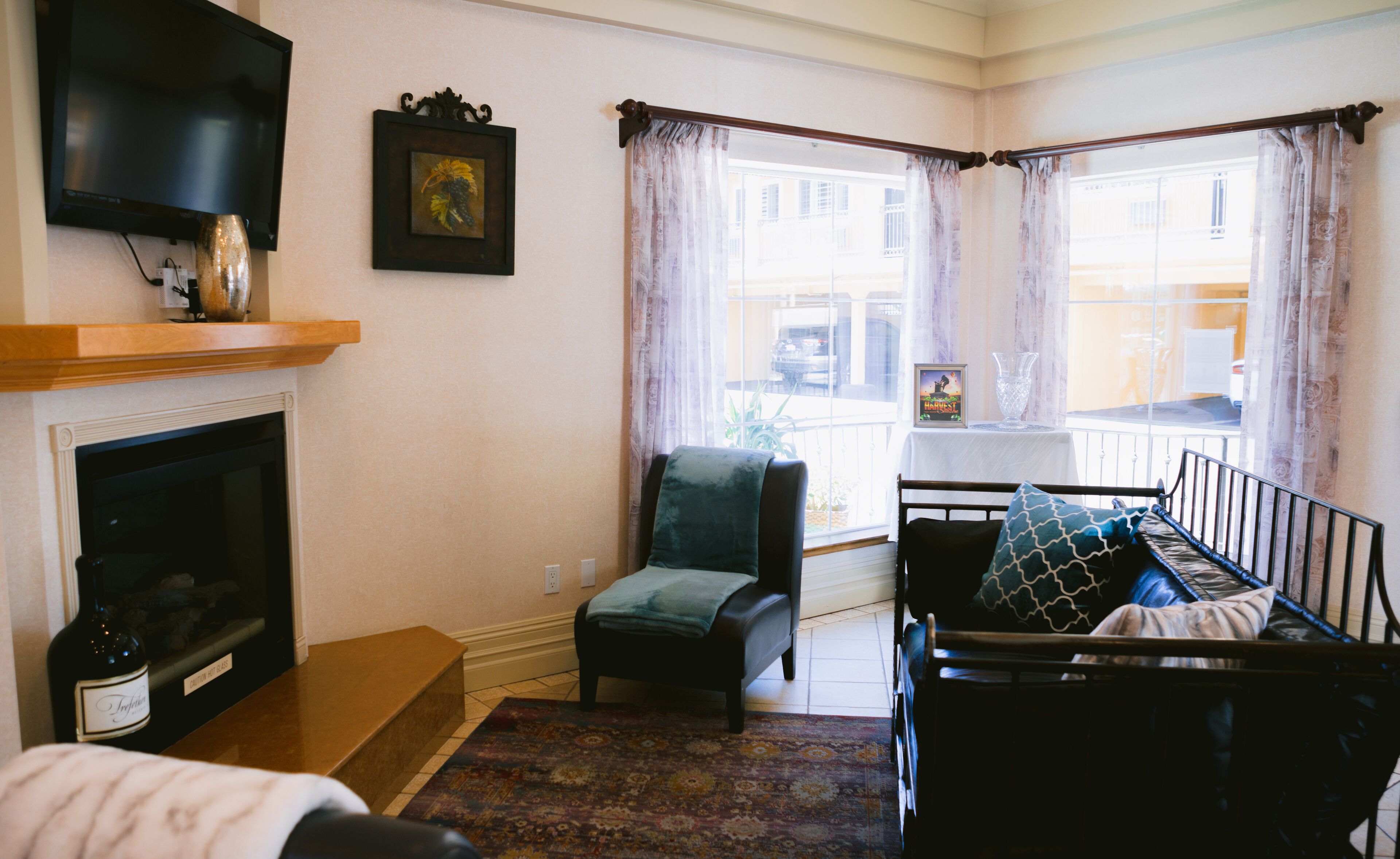 Zona de estar del vestíbulo