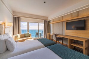 Superior Double or Twin Room, Sea View | Minibar, in-room safe, iron/ironing board, free WiFi