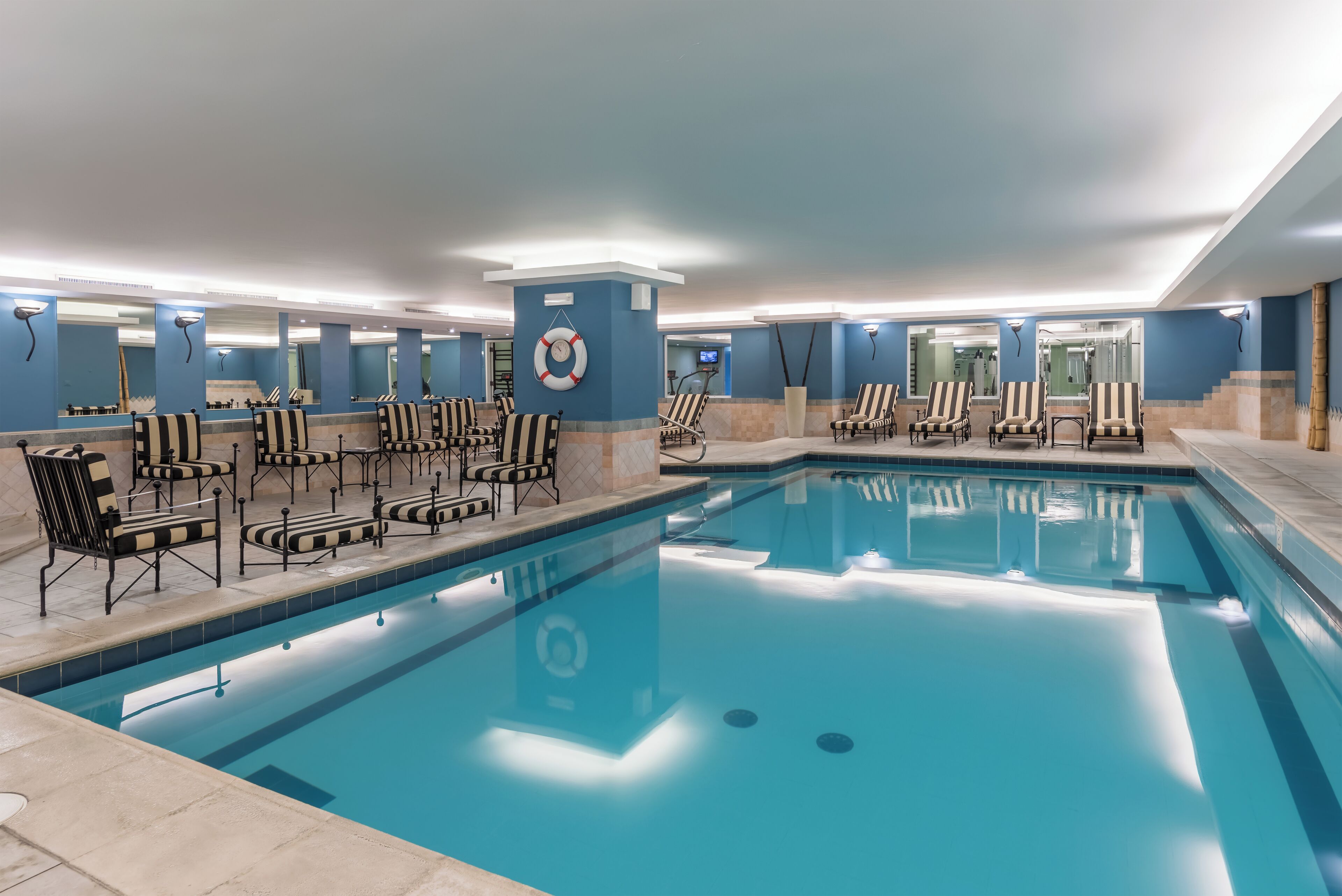 indoor pool, outdoor pool