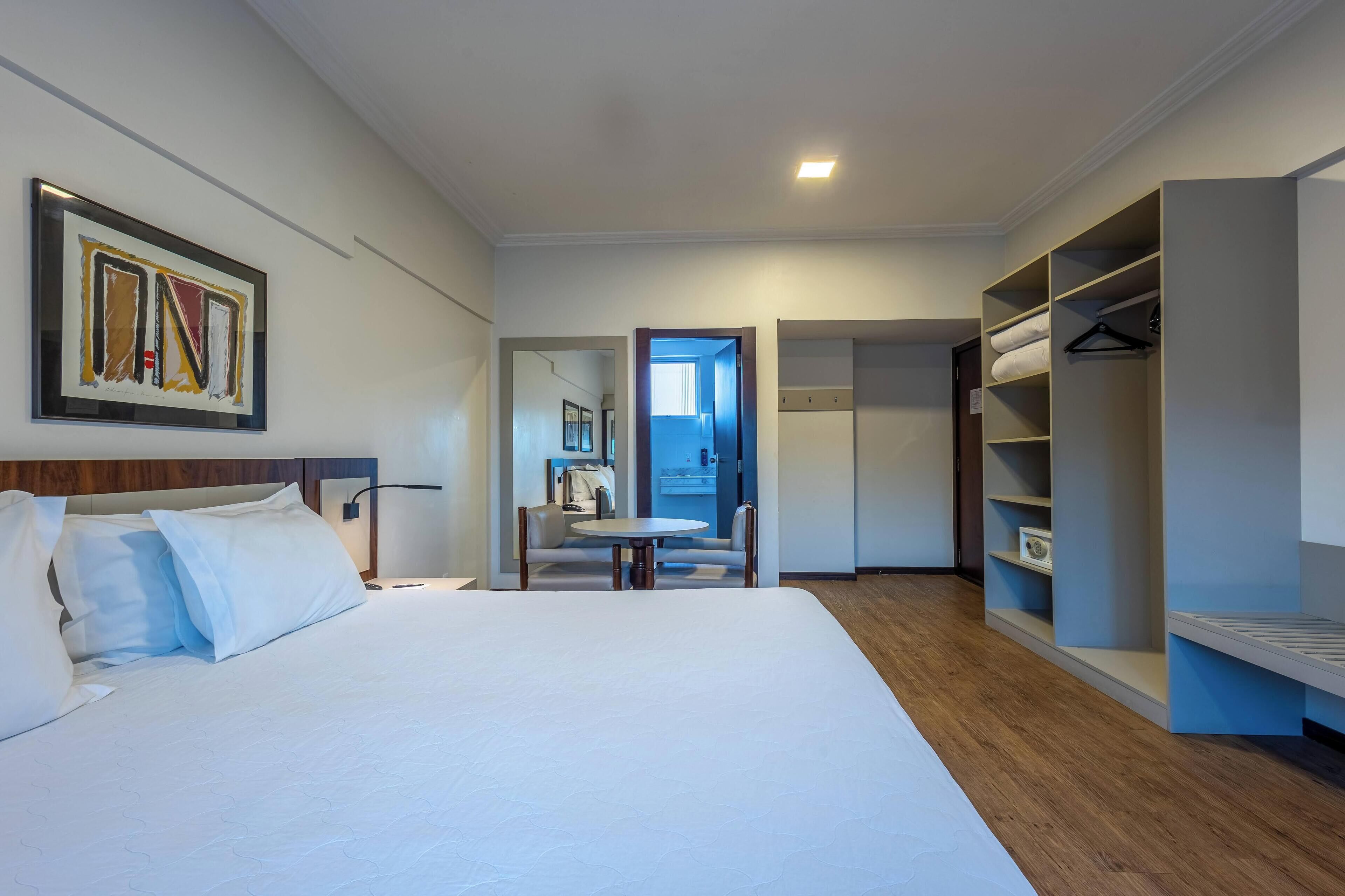 Minibar, in-room safe, desk, laptop workspace