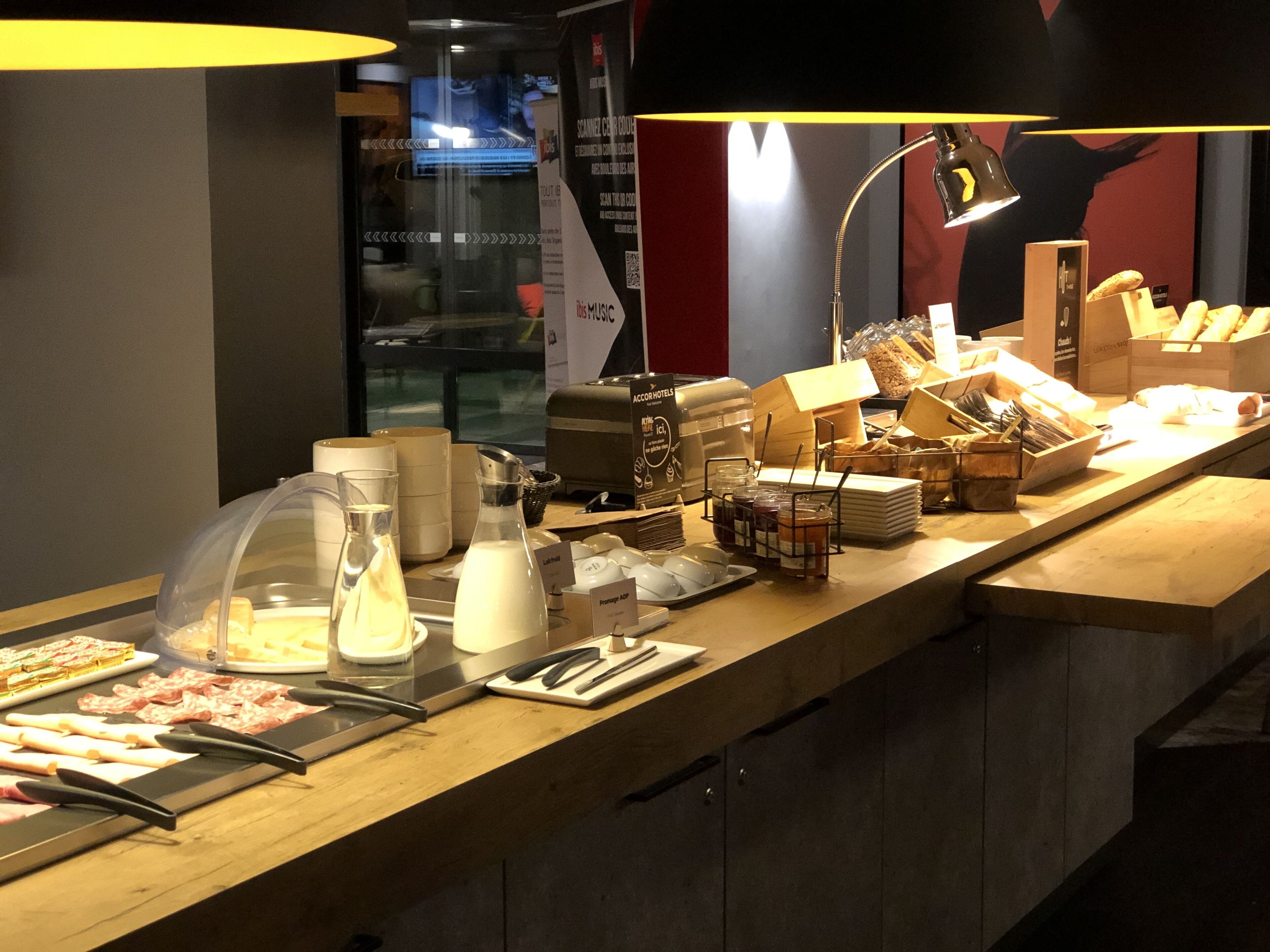 daily buffet breakfast (eur 10.50 per person)