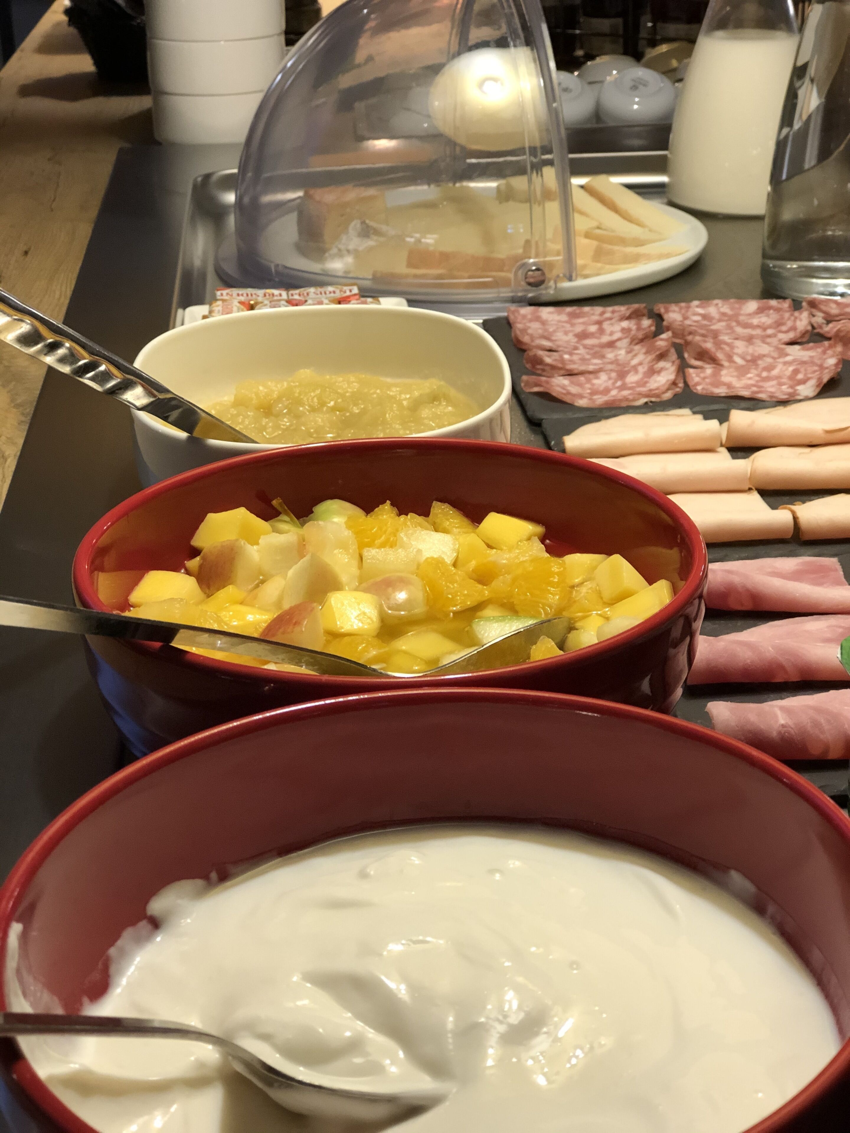 daily buffet breakfast (eur 10.50 per person)