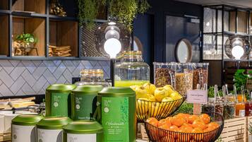 Daily buffet breakfast (EUR 10.50 per person)