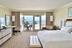 Rom, 1 kingsize-seng (Balcony) | Sengetøy av topp kvalitet, safe på rommet og skrivebord