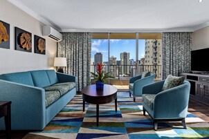 Presidential Room, 1 Bedroom | Living area | LCD TV