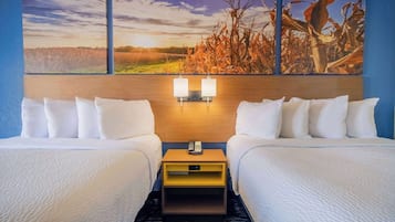 Room, 2 Queen Beds, Non Smoking | 1 bedroom, individually decorated, individually furnished, desk