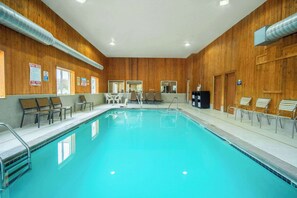 Indoor pool, a heated pool