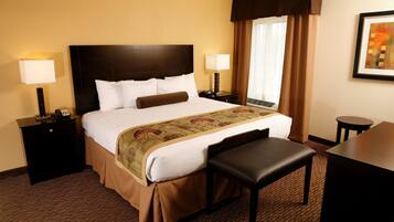 In-room safe, desk, laptop workspace, iron/ironing board