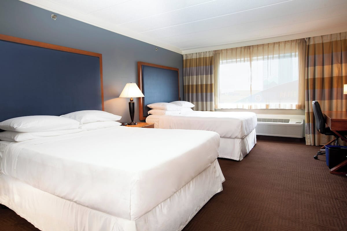 Pillow-top beds, in-room safe, desk, blackout curtains