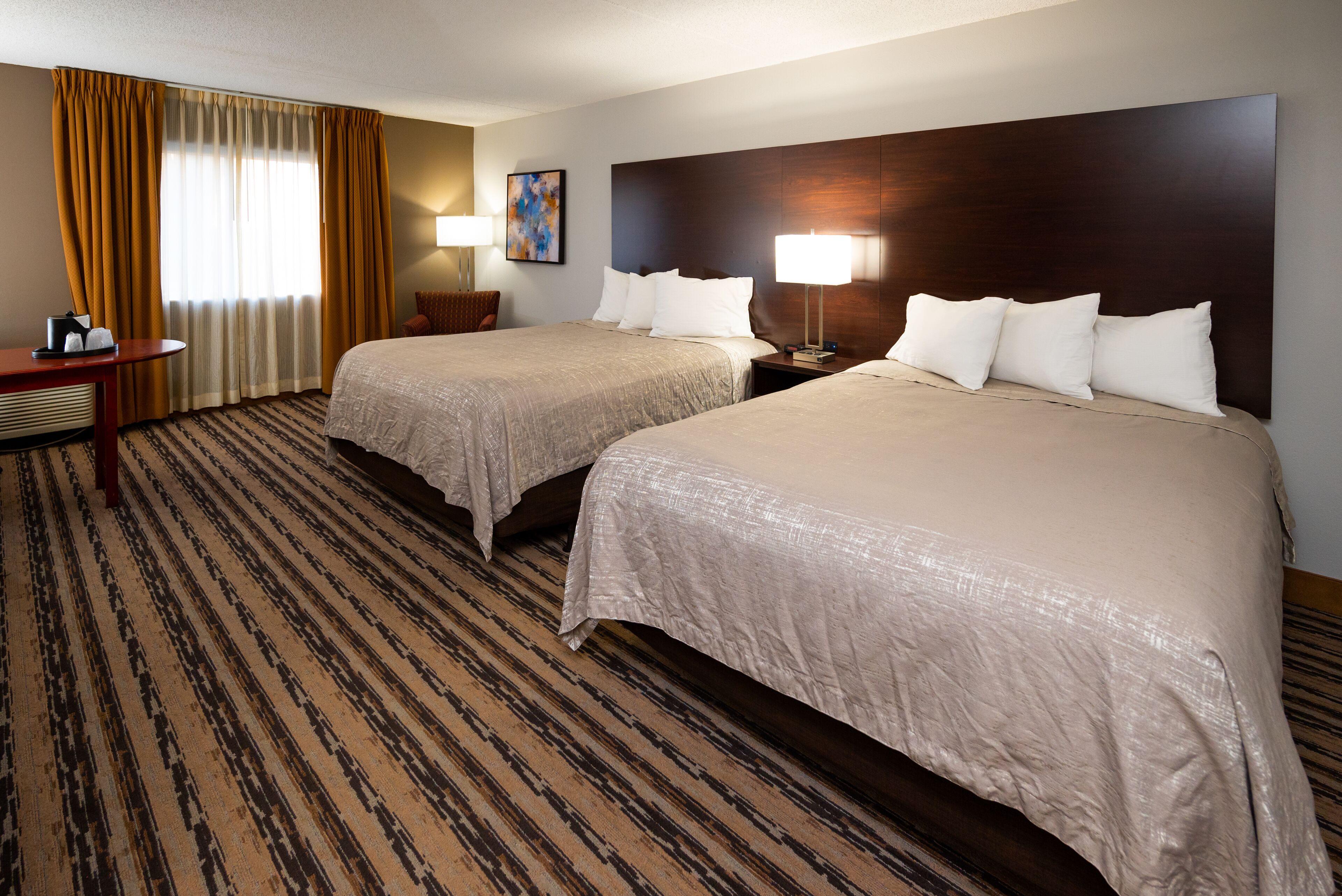 in-room safe, desk, blackout curtains, iron/ironing board