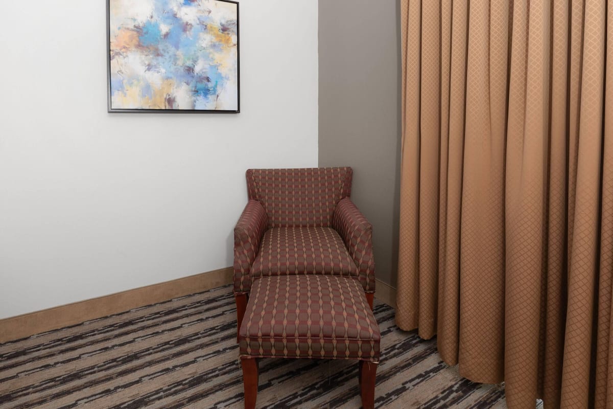 Room, 2 Queen Beds, Non Smoking (First Floor) | In-room safe, desk, blackout drapes, iron/ironing board