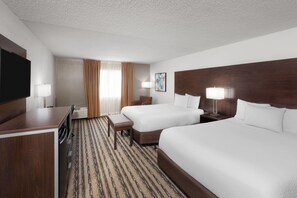 Room, 2 Queen Beds, Non Smoking (Second Floor) | In-room safe, desk, blackout drapes, iron/ironing board