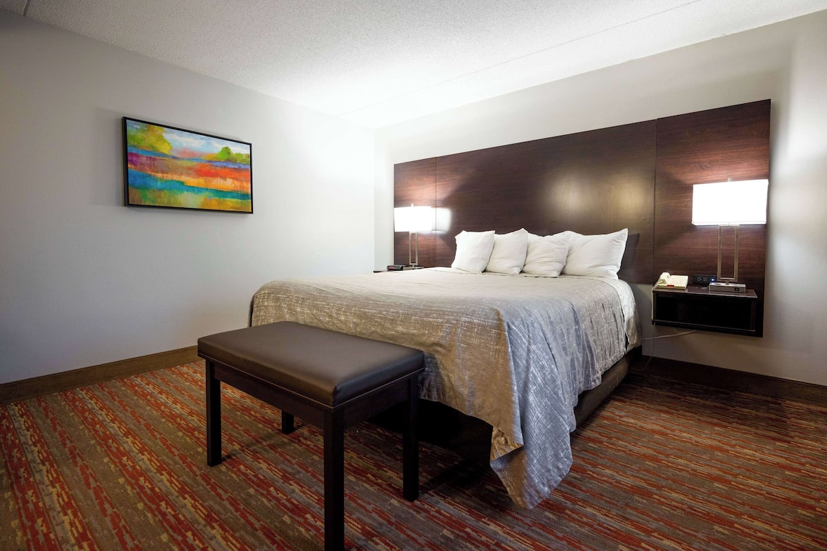 In-room safe, desk, blackout curtains, iron/ironing board