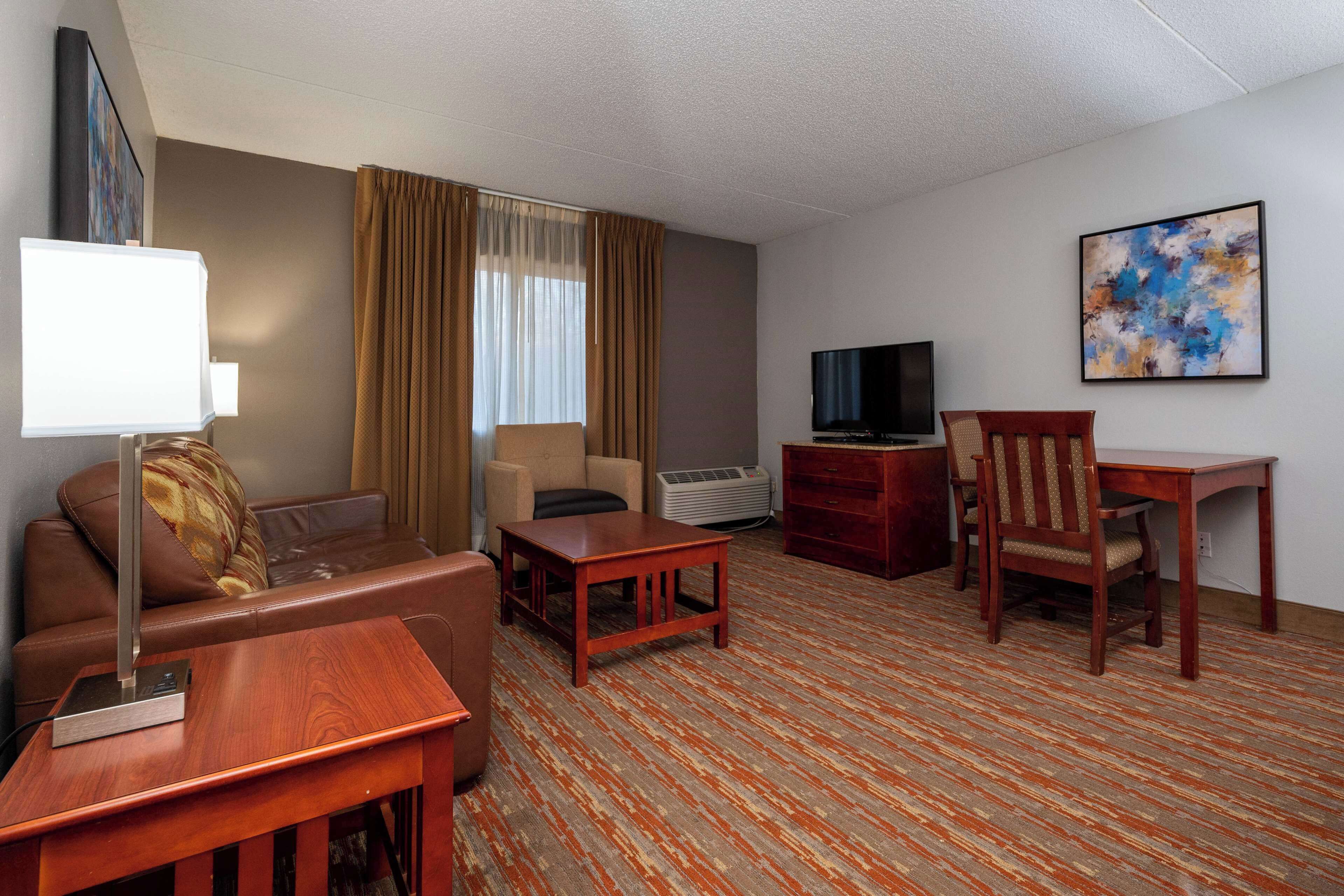 in-room safe, desk, blackout curtains, iron/ironing board