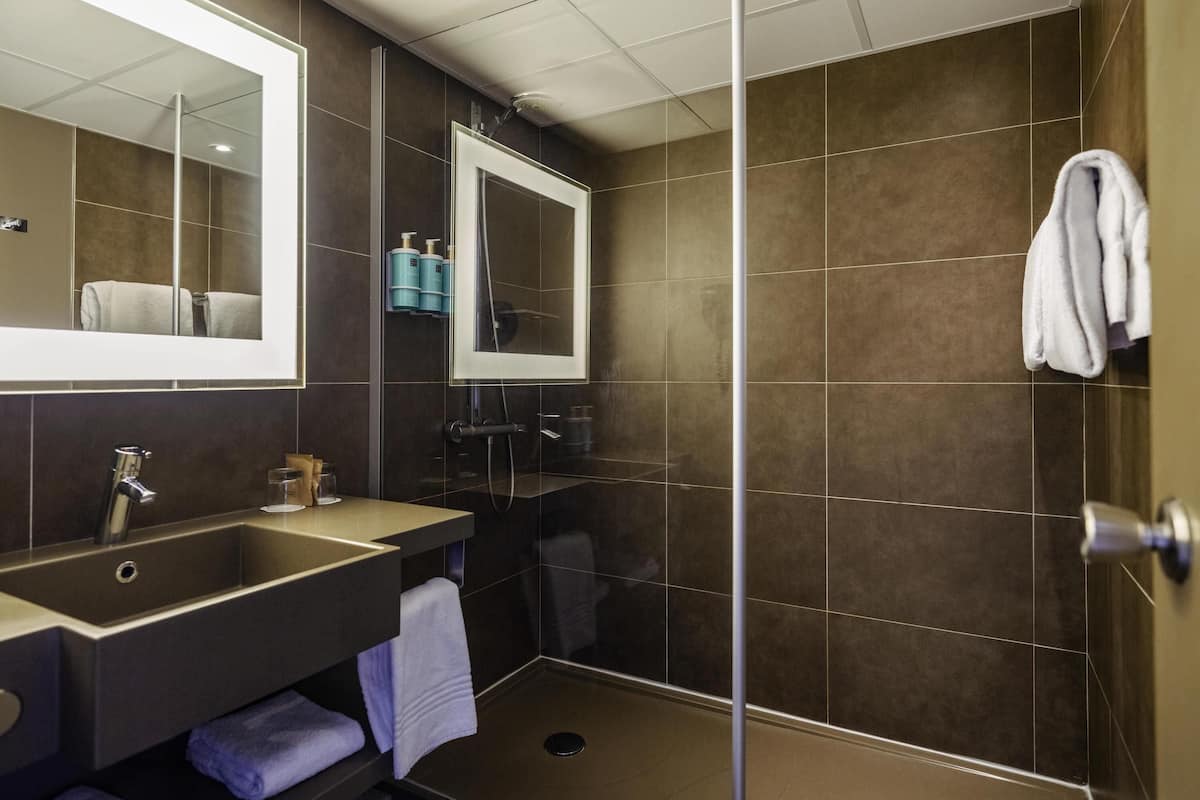 In-room safe, desk, blackout curtains, soundproofing