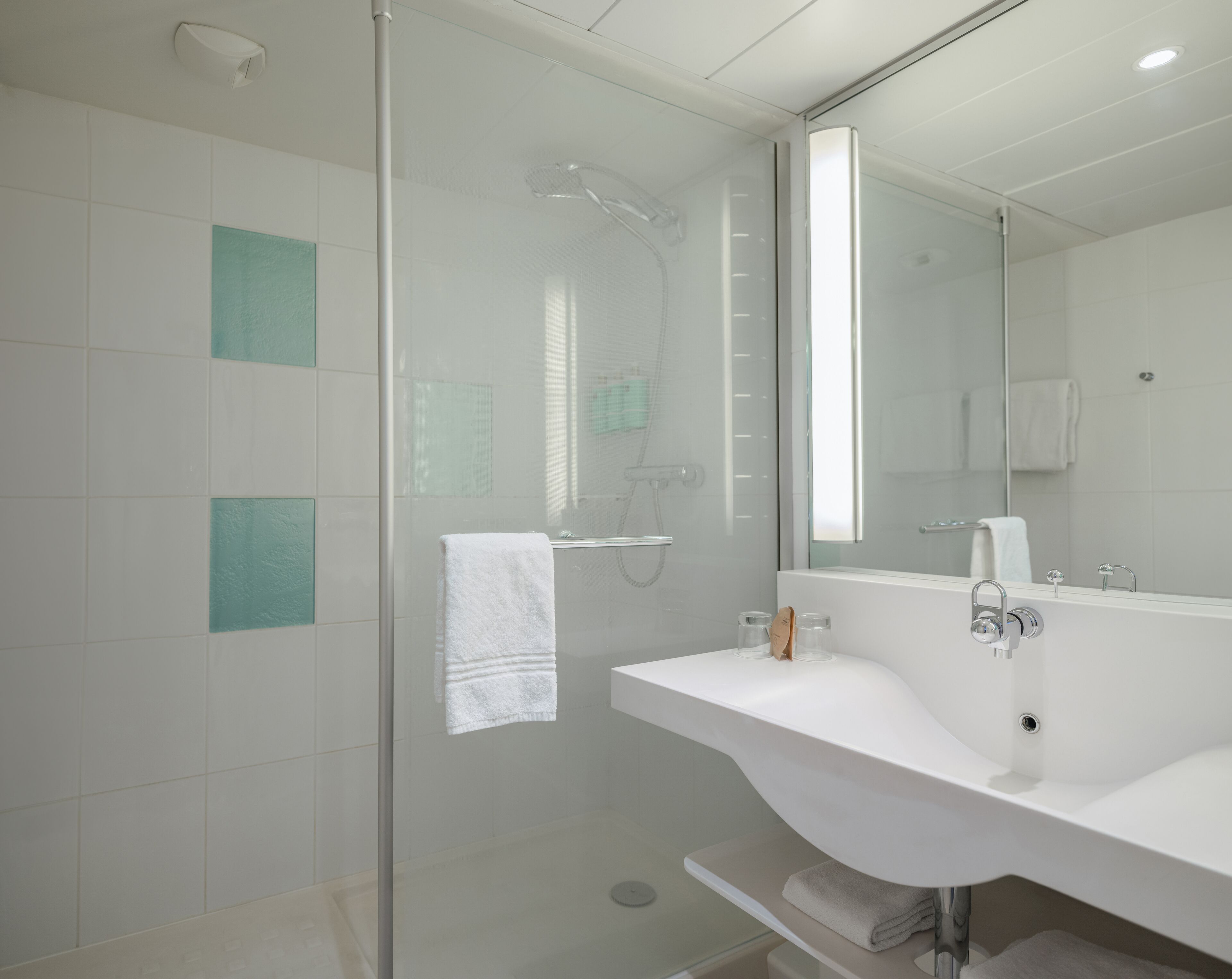 executive room, 1 double bed with sofa bed (and sofa) | bathroom | free toiletries, hair dryer, towels