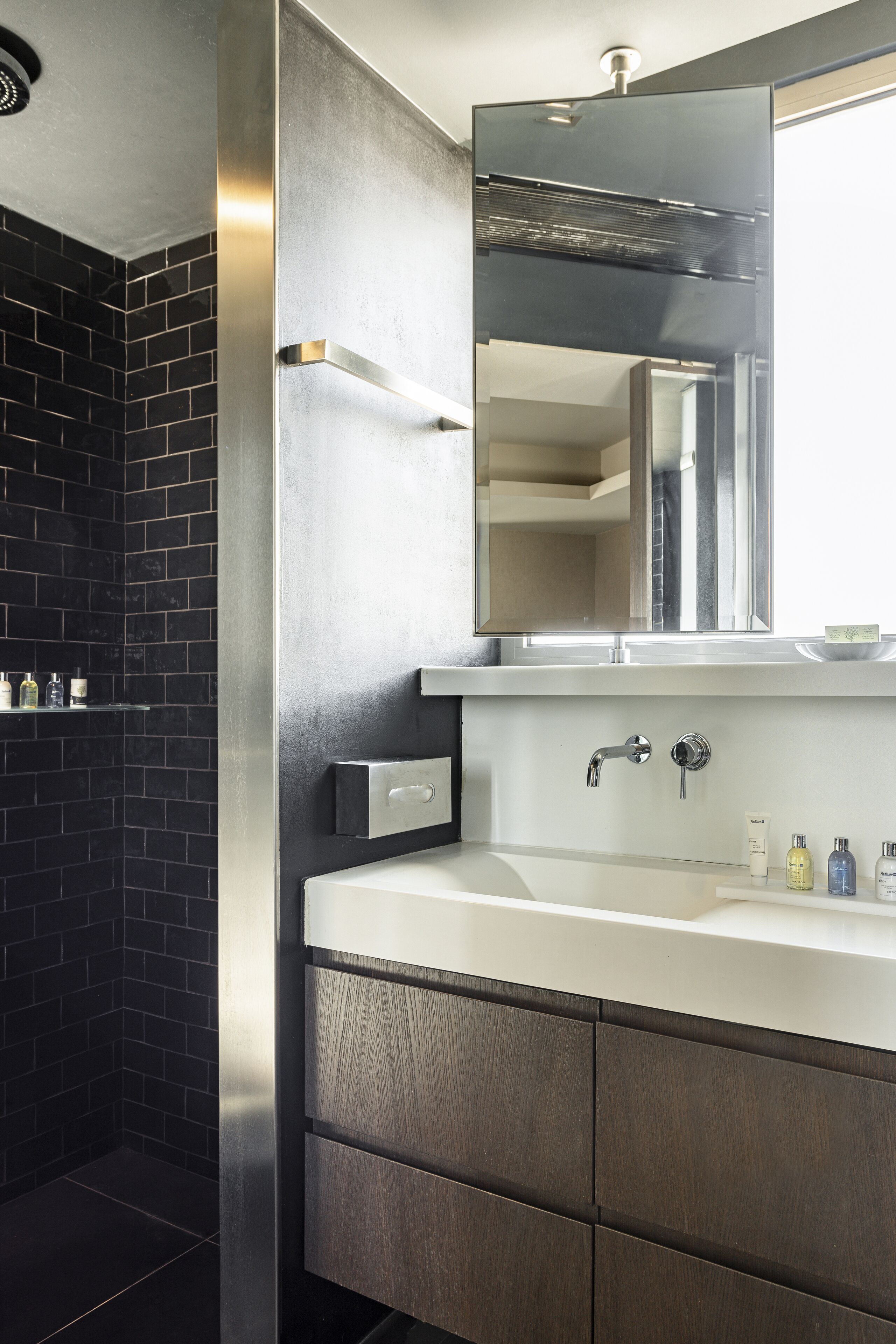 suite (acropolis view) | bathroom | rainfall showerhead, designer toiletries, hair dryer, slippers