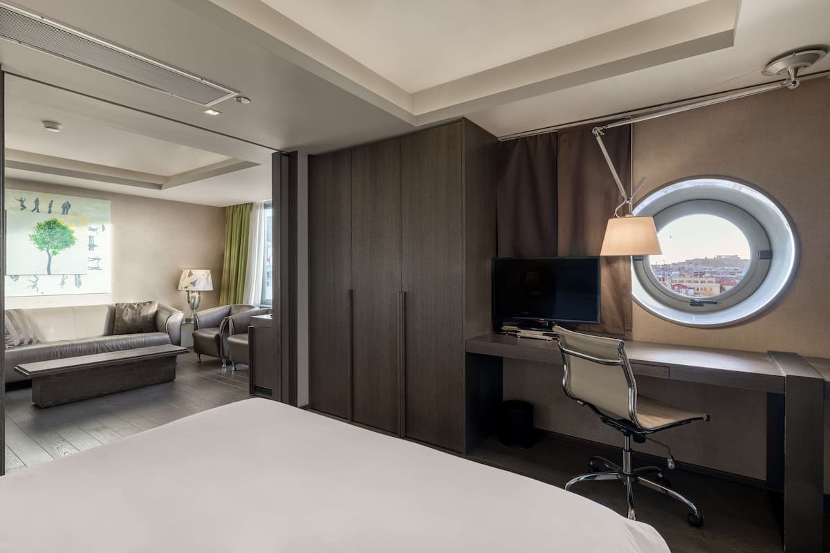 Suite (Acropolis View) | Premium bedding, minibar, in-room safe, individually furnished