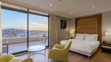 Premium Room (Acropolis View) | Premium bedding, minibar, in-room safe, desk