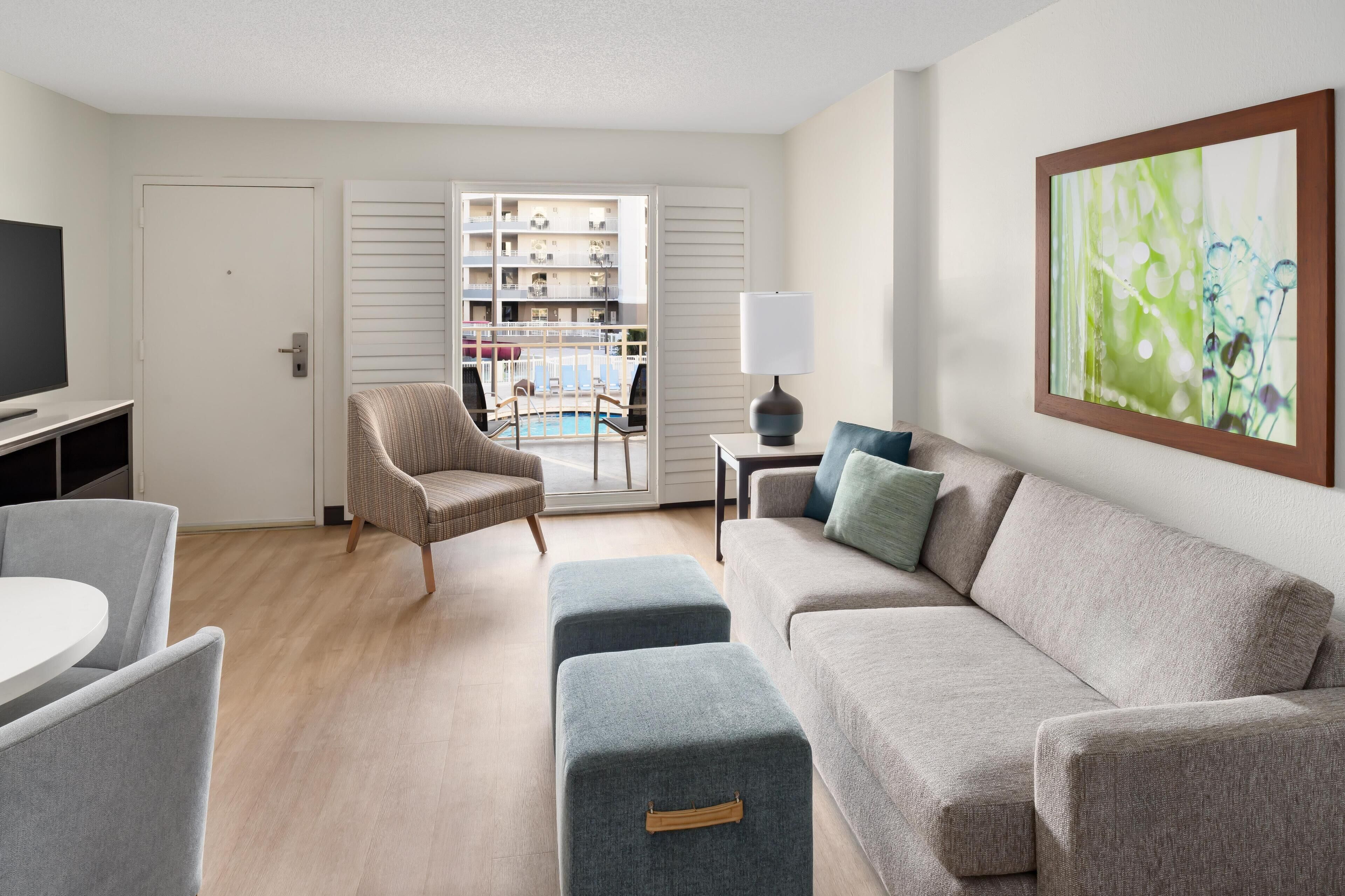 55-inch LCD TV with cable channels, TV