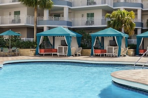 Indoor pool, 2 outdoor pools, pool cabanas (surcharge), pool umbrellas