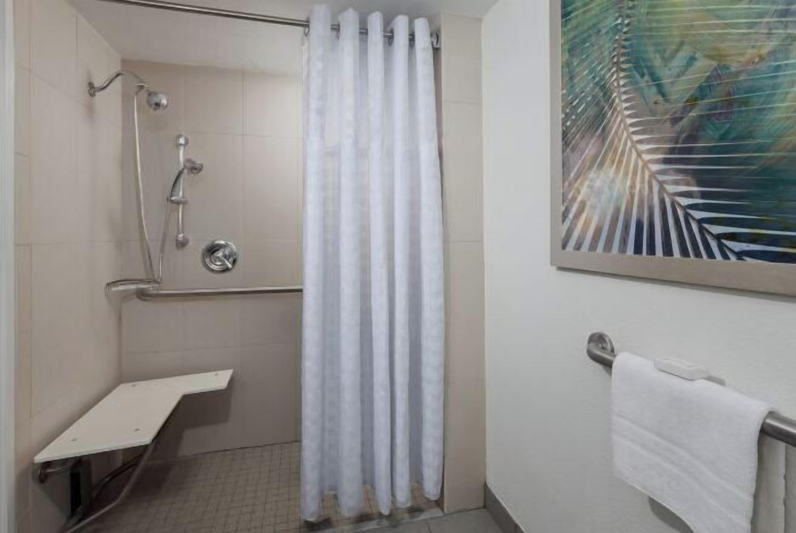 Free toiletries, hair dryer, towels