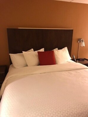 Premium bedding, down comforters, in-room safe, desk