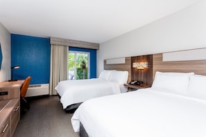 Standard Room, 2 Queen Beds, Pool Access | Premium bedding, pillowtop beds, in-room safe, desk