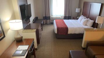 Svit - 1 kingsize-säng - icke-rökare | Värdeförvaringsskåp på rummet, skrivbord och arbetsyta för laptop