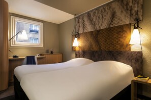 Standard Room, 2 Single Beds | Desk, blackout curtains, soundproofing, free cots/infant beds