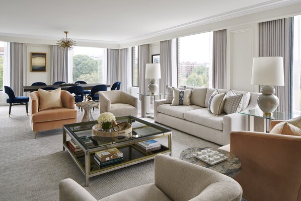 Presidential Suite, 1 King Bed | 1 bedroom, premium bedding, down comforters, pillowtop beds