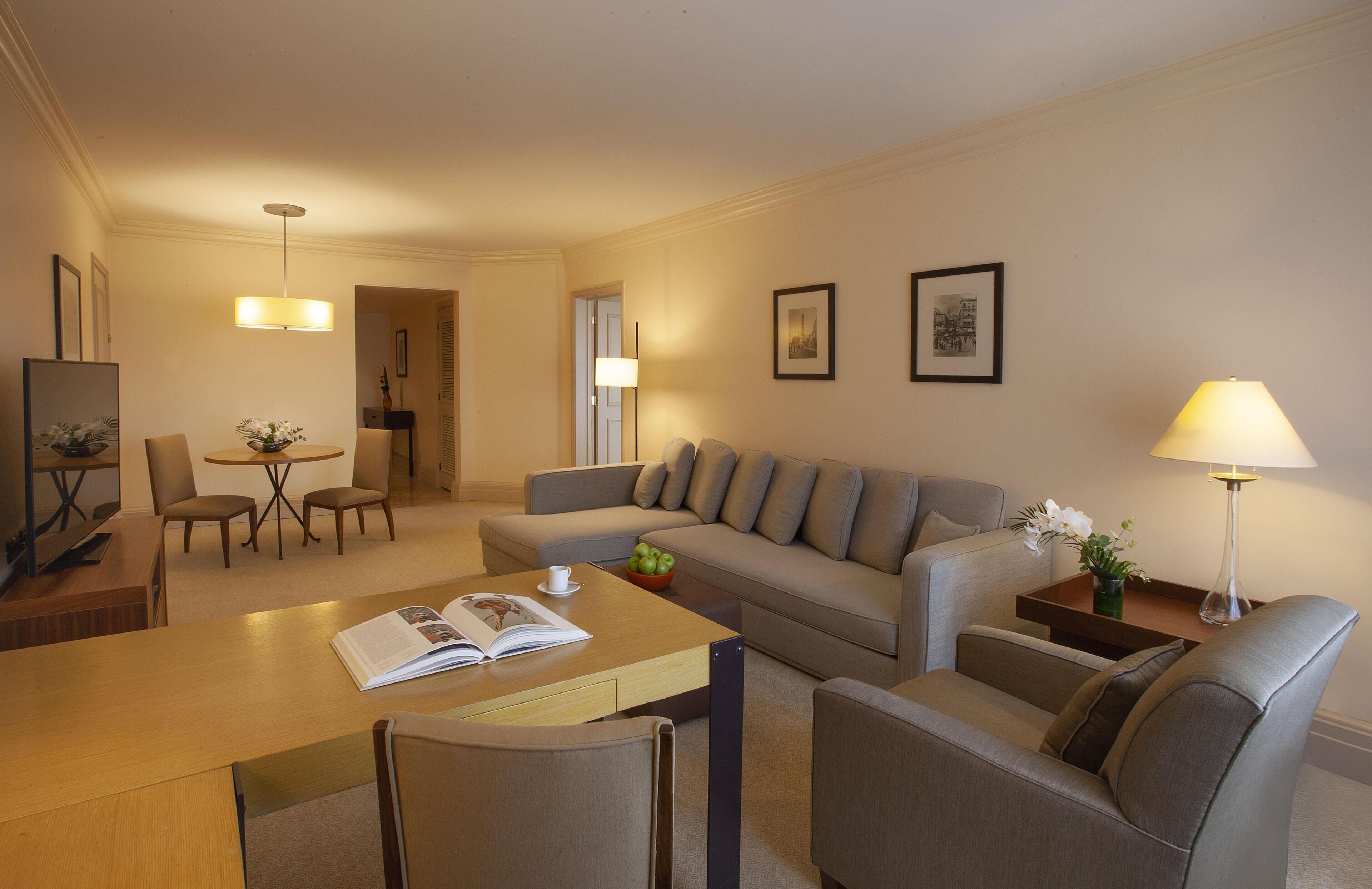 Grand Suite, 1 King Bed | Hypo-allergenic bedding available, minibar, in-room safe, desk