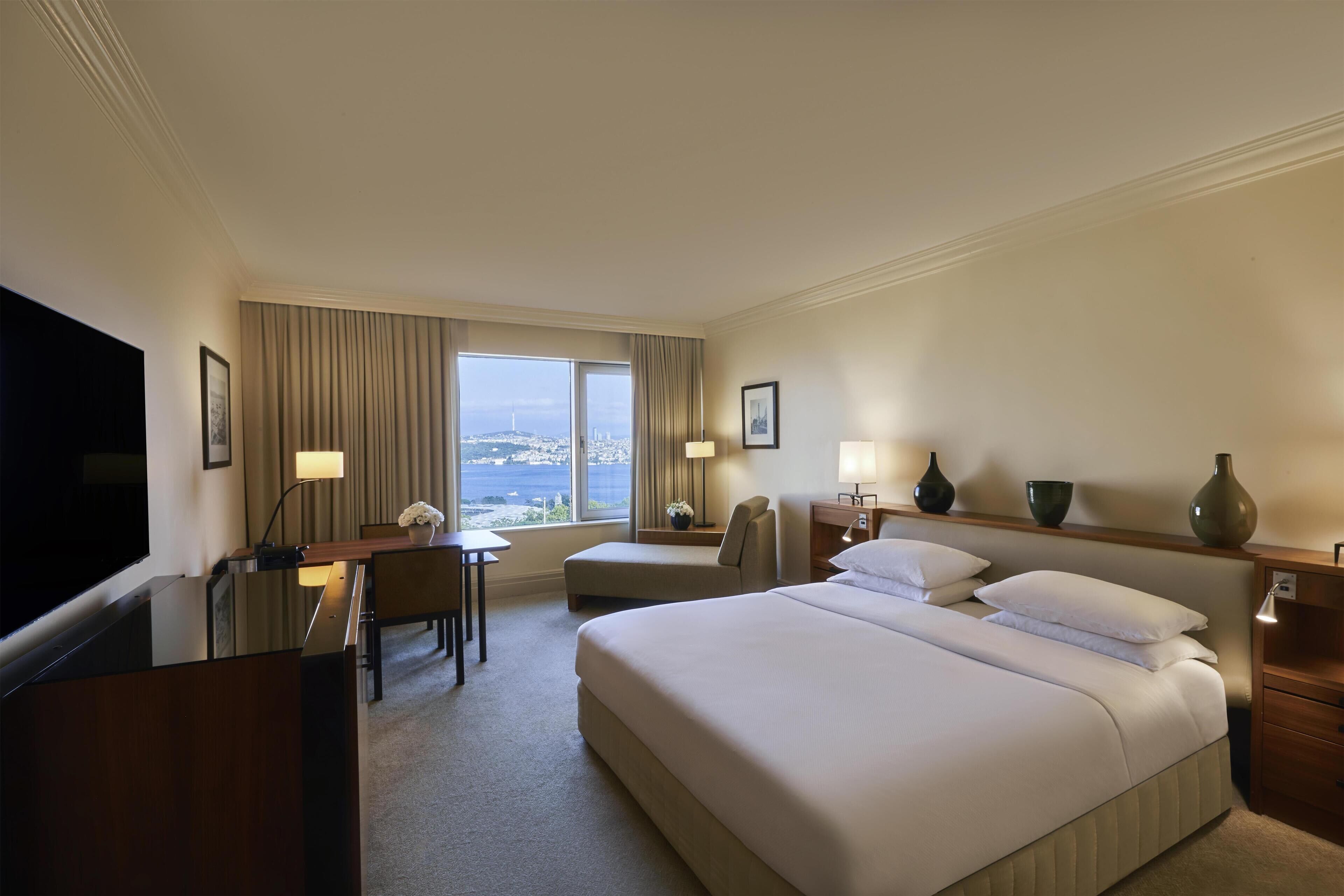 Room, 1 King Bed (Bosphorus View) | Hypo-allergenic bedding, minibar, in-room safe, desk