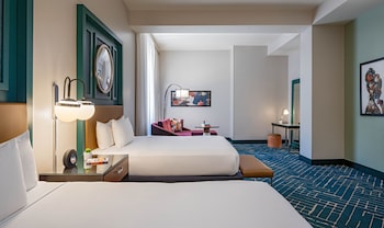 Suite, 2 Queen Beds (Petite) | Premium bedding, in-room safe, iron/ironing board, free WiFi at Hyatt Centric French Quarter