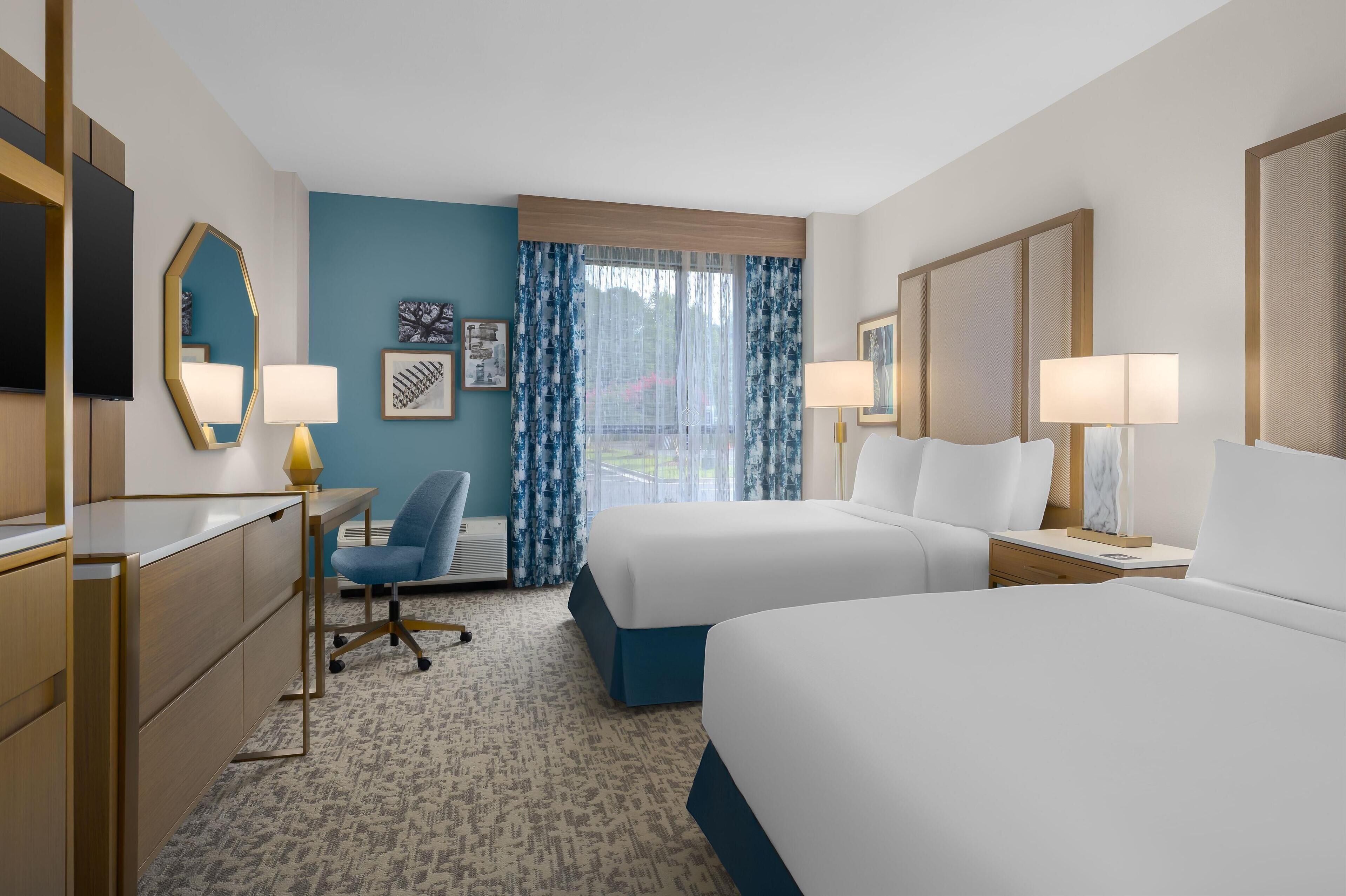 desk, laptop workspace, iron/ironing board, free wifi