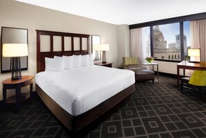 Suite, City View | Premium bedding, pillowtop beds, in-room safe, desk