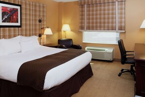 In-room safe, desk, laptop workspace, blackout curtains