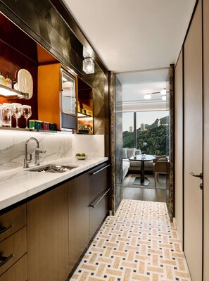 Suite, 1 très grand lit, vue sur la ville | 1 chambre, literie de qualité, minibar