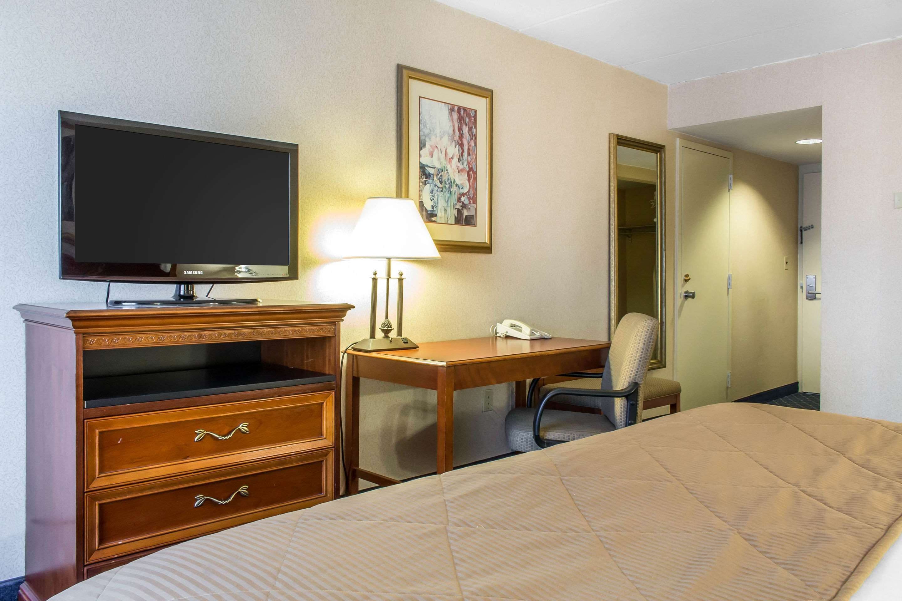 individually decorated, individually furnished, desk, blackout curtains