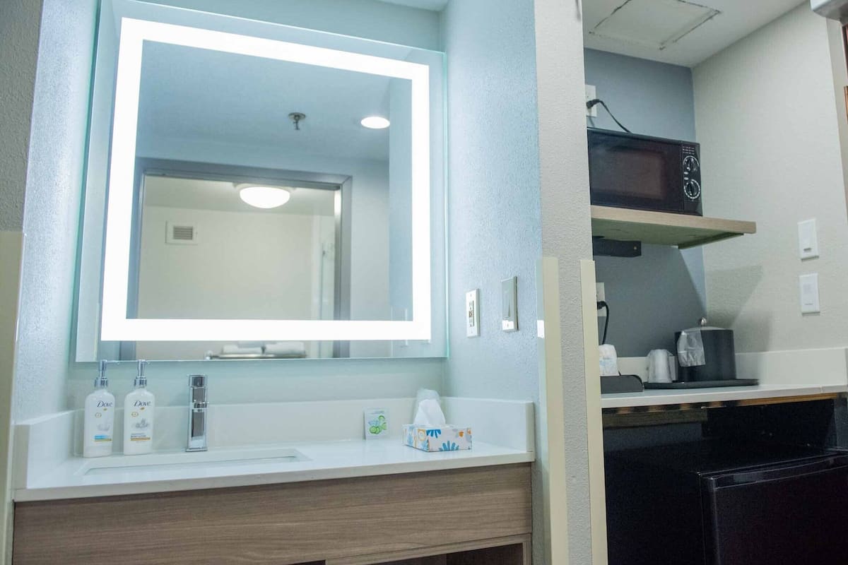 standard room, 1 queen bed, accessible (communications, accessible shower) | room amenity