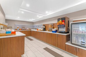 Free buffet breakfast
