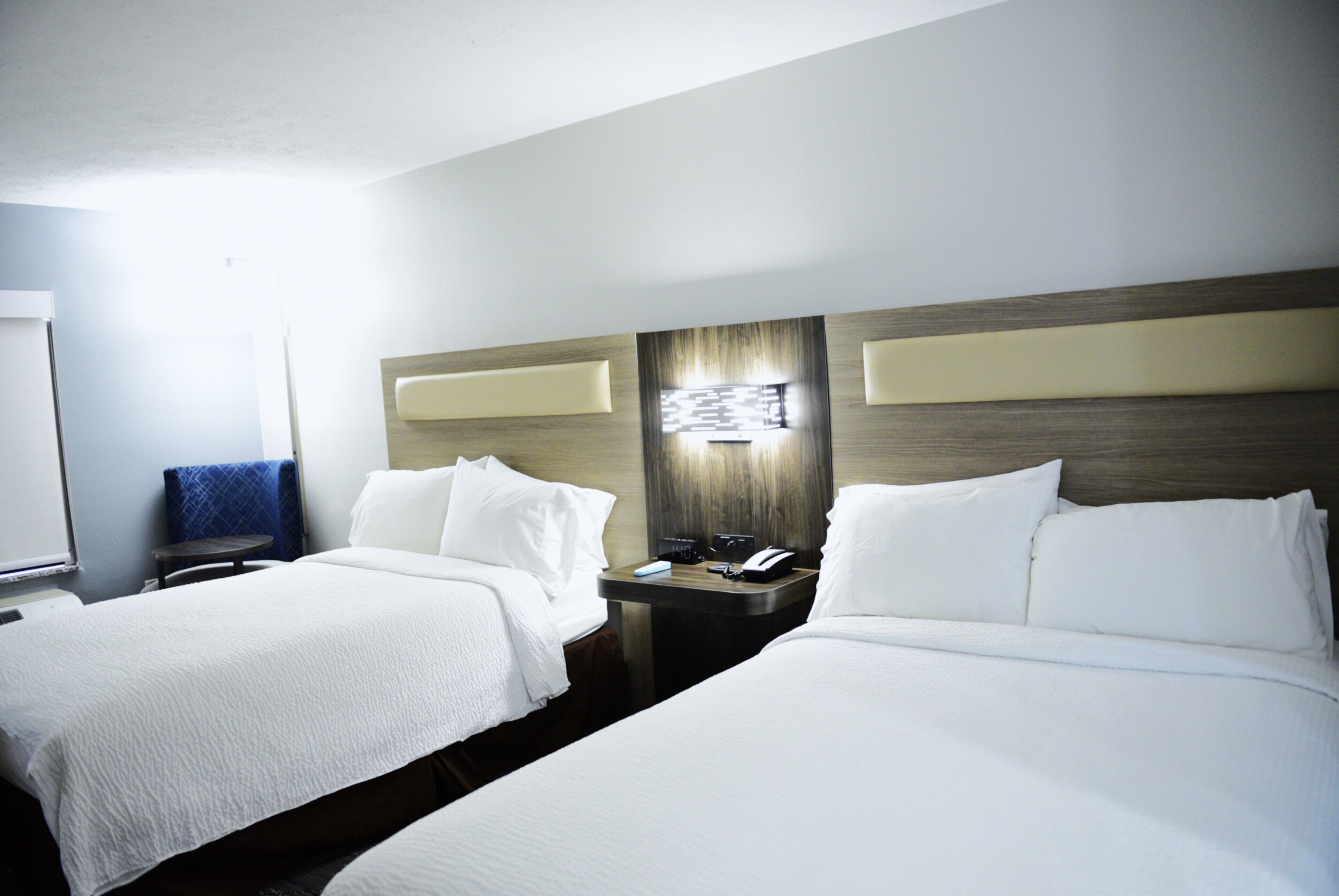 standard room, 2 double beds | in-room safe, desk, iron/ironing board, free cots/infant beds