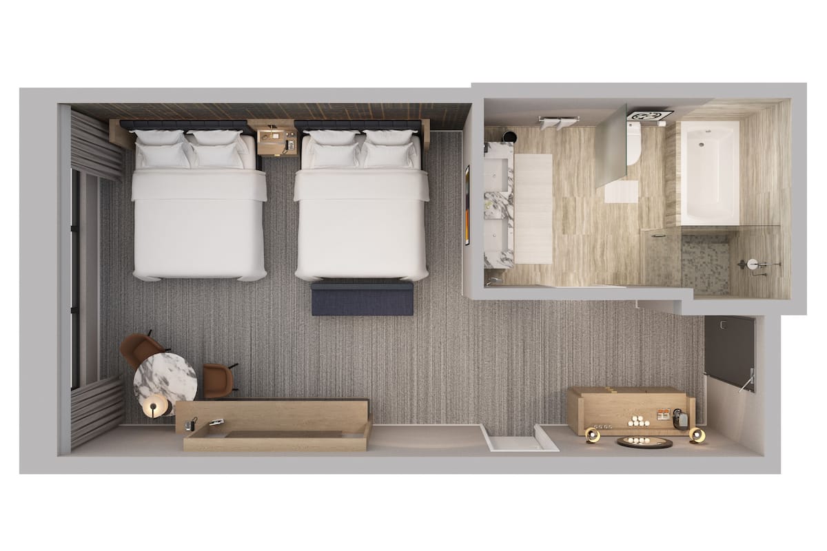 Premium bedding, down duvets, pillow-top beds, minibar