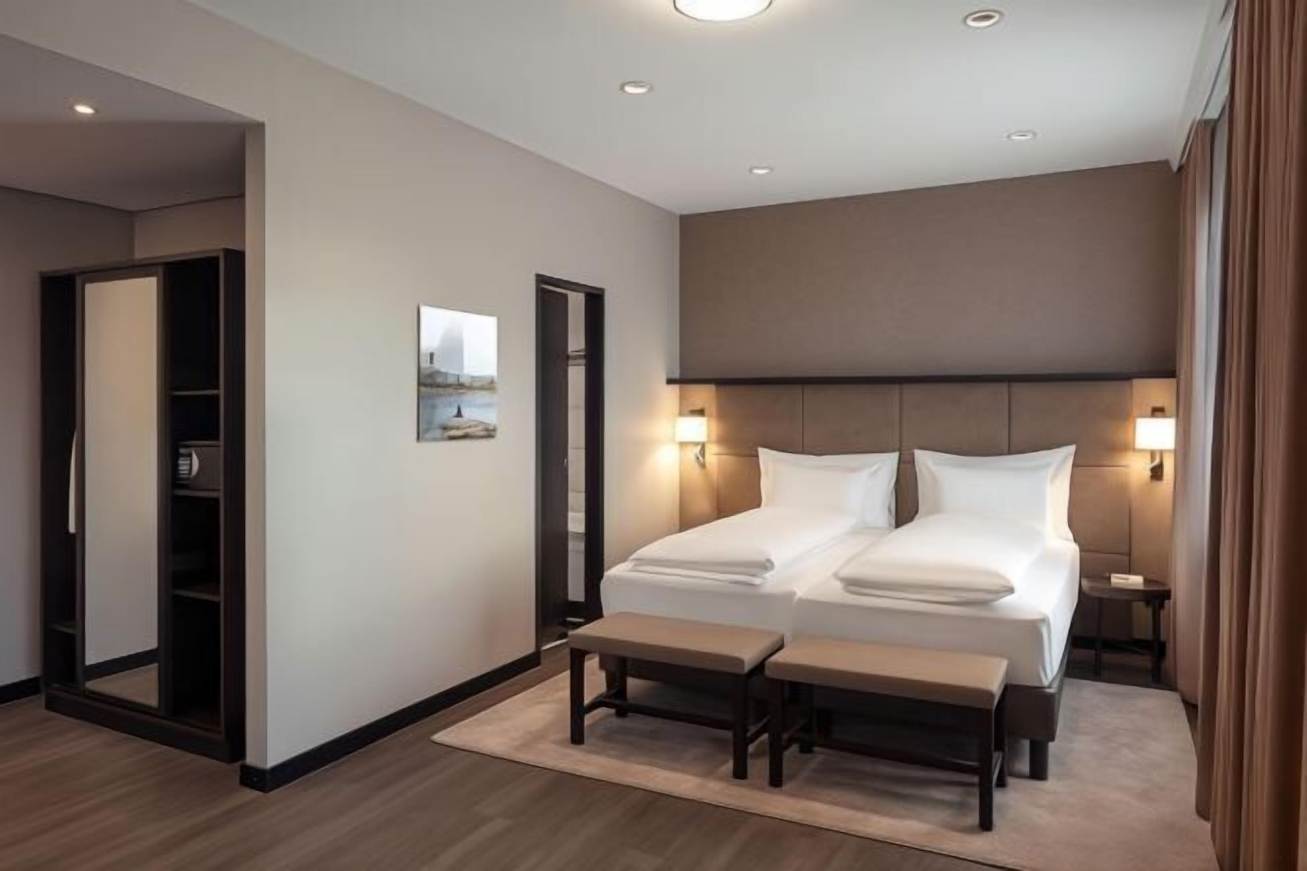 Ropa de cama hipoalergénica y minibar 