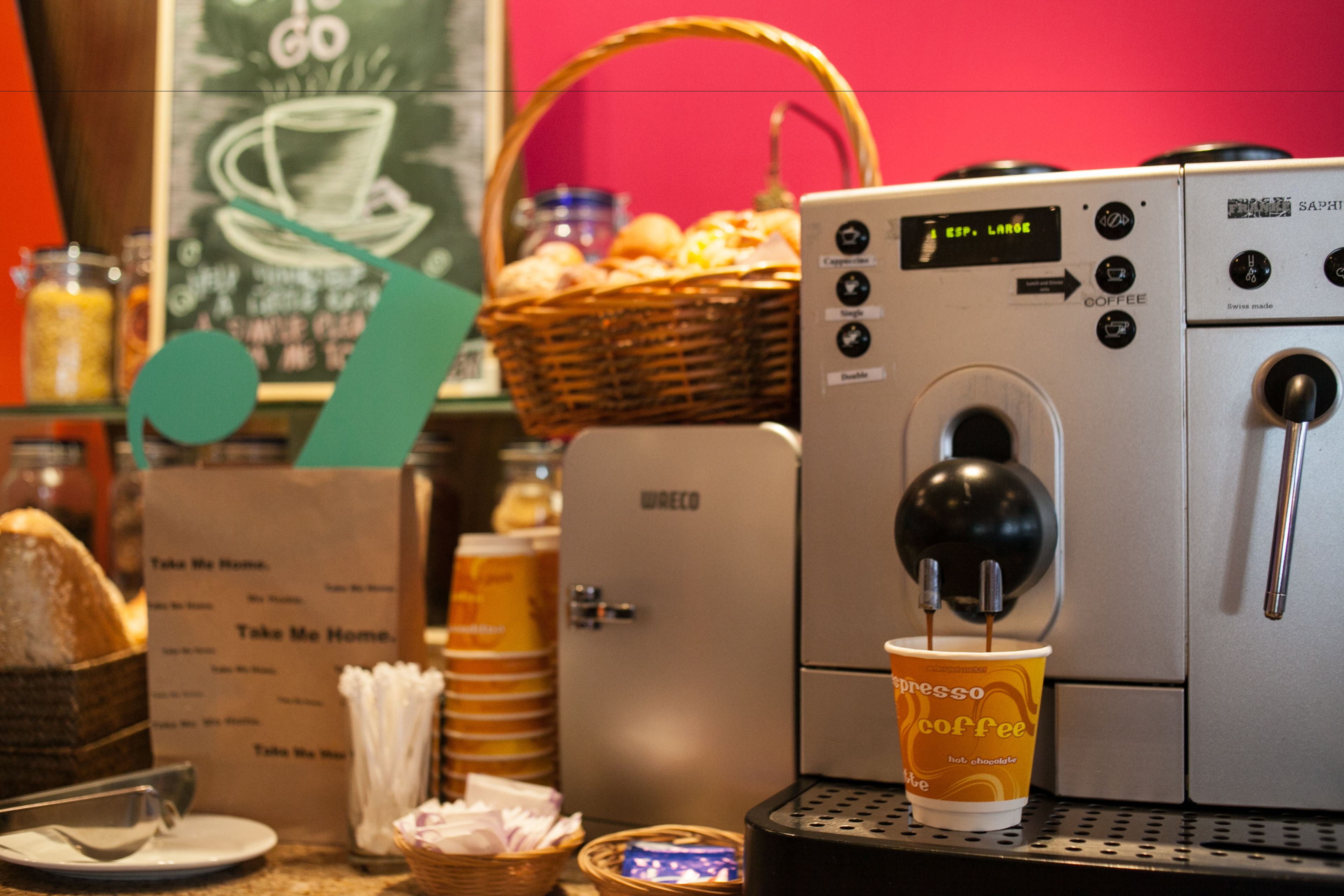 Daily continental breakfast for a fee