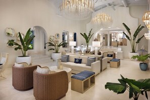 Sala de estar en el lobby