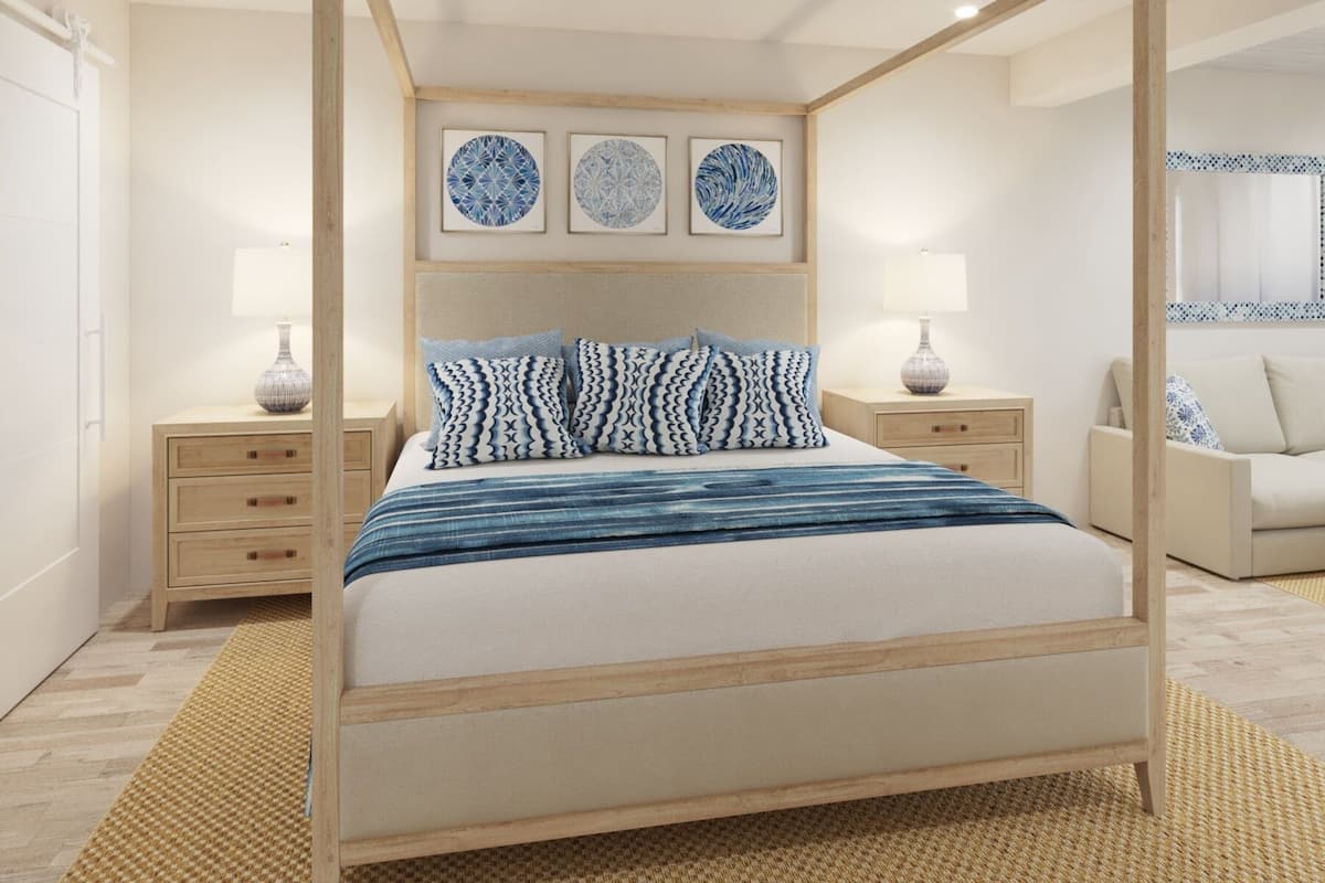 Habitación Deluxe, varias camas | Ropa de cama de alta calidad y caja de seguridad en la habitación