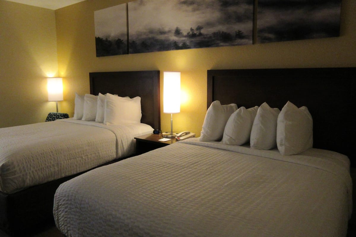 Standard Room, 2 Queen Beds, Non Smoking | Premium bedding, pillowtop beds, in-room safe, desk