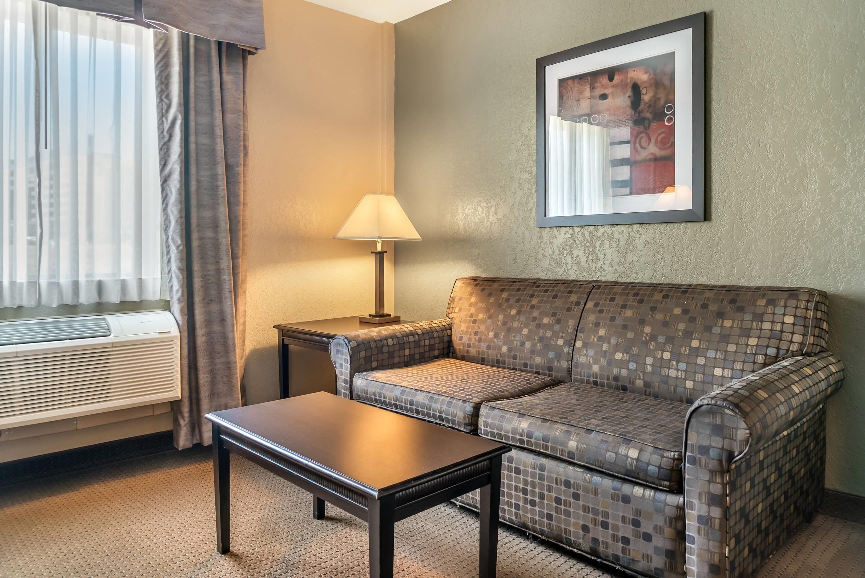 in-room safe, desk, blackout curtains, iron/ironing board