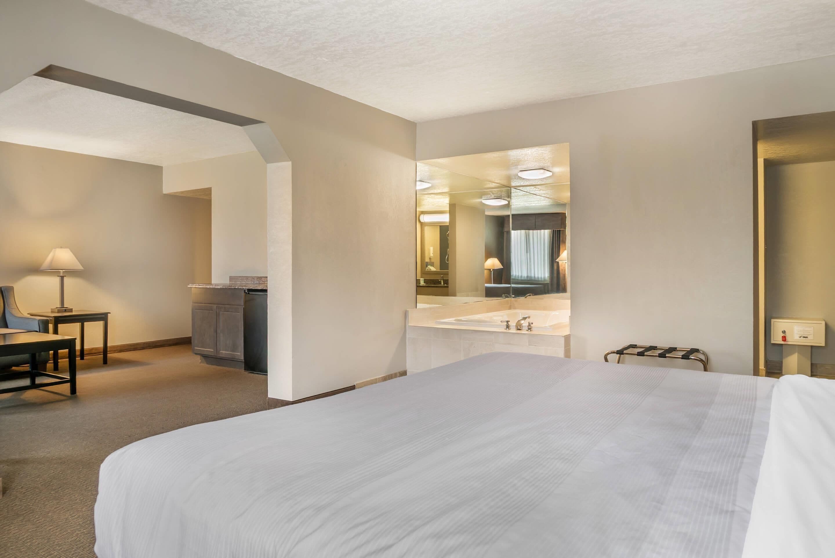 In-room safe, desk, blackout curtains, iron/ironing board